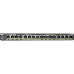 Netgear GS316P (16 Ports), Netzwerk Switch, Schwarz