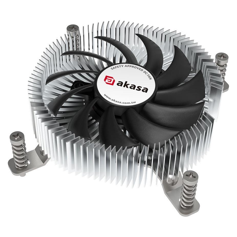 Akasa chladiÄ CPU - Al LGA1700 - thin mini itx (26.92 mm) (AK-CC6610EP01)