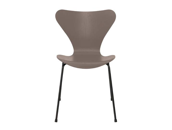 Fritz Hansen - Serie 7 Stuhl, schwarz / Esche deep clay gefärbt