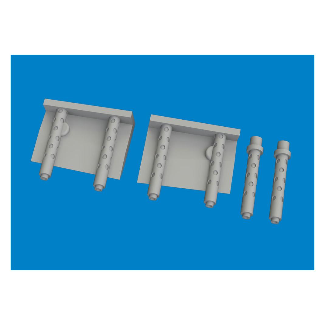 Eduard F4F-4 gun barrels PRINT ACADEMY (6481092)