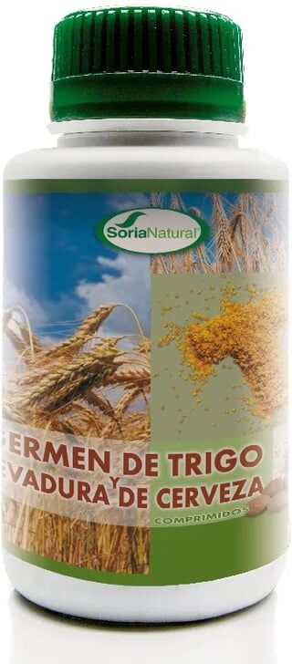 Soria Natural Levedura de Cerveja e Gérmen de Trigo 500 Tabs