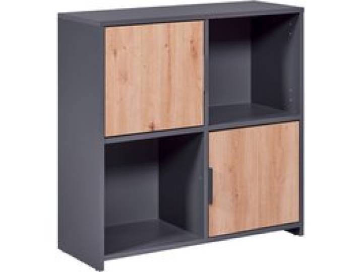 INTER LINK Étagère cube Pepeto, 77 x 30 x 77 cm (anthracite)