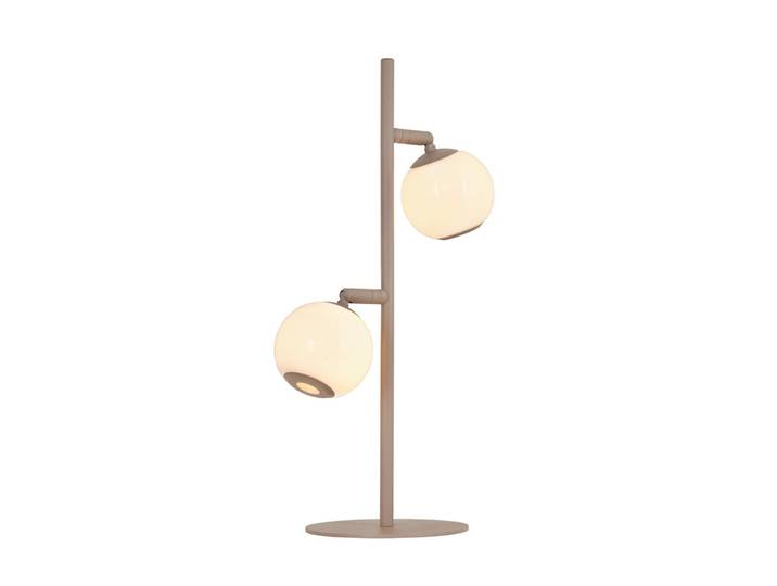Led-Tischleuchte Luberon, Schwarzchrom, Metall, Kunststoff, 49.5x19x32.5 cm, RoHS, 3-fach schaltbar, Lampen & Leuchten, Innenbeleuchtung, Tischlampen