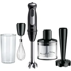 Braun MultiQuick 5 MQ55307, Stabmixer, Silber, Schwarz
