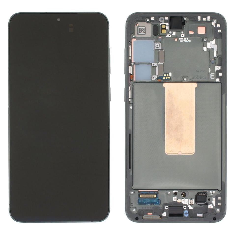 Samsung LCD + Touch + Frame für S916B Galaxy S23+ - green (Display) (GH82-30477C)