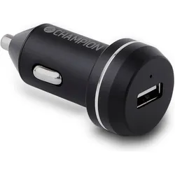Champion Autoladegerät 12W Schwarz, Auto Adapter, Schwarz