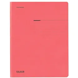 Falken Sammelmappe A4 200 Blatt rot, 24.3x31.8x0.3 cm