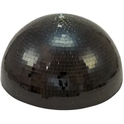 Eurolite Spiegelkugel halb 50cm Discokugel Spiegel-Halbkugel mit Motor schwarz