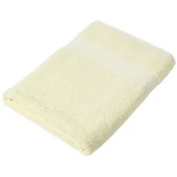 SAUNATUCH Essential pastellgelb 100/180 cm
