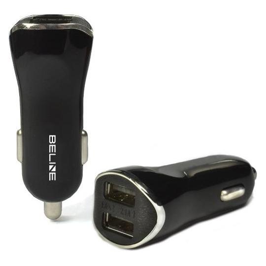 Beline Autoladegerät 2xUSB 2.1A schwarz (0006) (Beline0006)