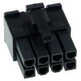 Phobya ATX Power Connector 8Pin Stecker inkl. 8 Pins schwarz