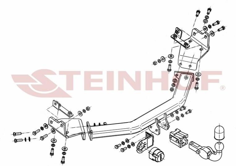 STEINHOF F-075 Anhängerkupplung