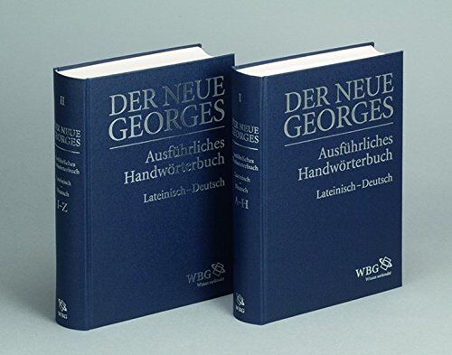Georges, Karl Ernst - Der neue Georges: Ausführliches Handwörterbuch Lateinisch-Deutsch (in 2 Bänden) - Preis vom 13.10.2026 19:28:25 h