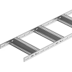 OBO 7098224 Kabelleiter Schiffbau mit Z-Sprosse 40x210x3000 Edelstahl, rostfrei A4 1.4571 blank, nachbehandelt SLZ 200 A4  - 3 Meter