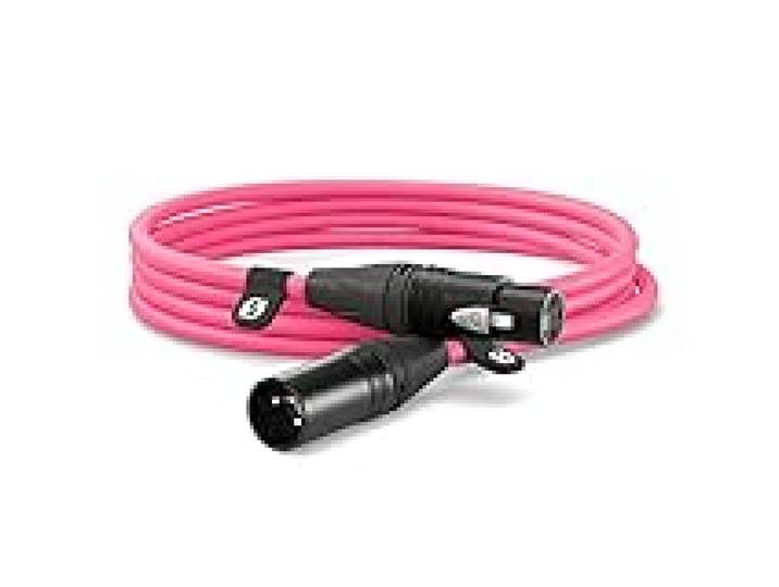 RØDE XLR-3 Câble XLR Premium (3m, Rose)