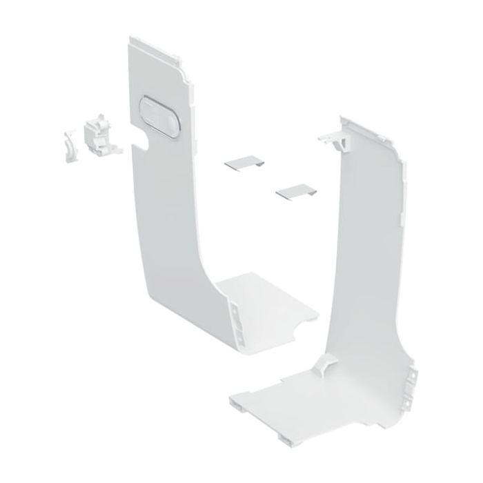 Geberit Designabdeckung seitl. f. externen WA 243251111 zu Geberit AquaClean Mera weiß-alpin