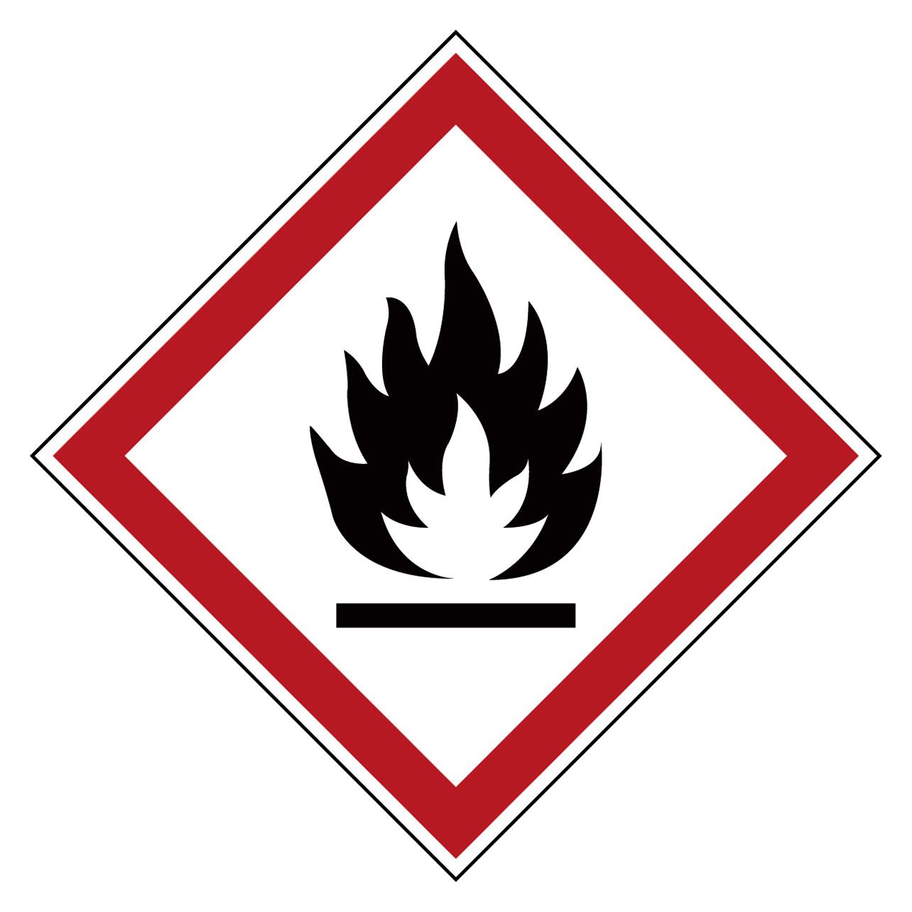 Brady GHS-Piktogramme - Entzündlich (PIC 1802-100*100-B7541-CRD)