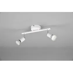 Trio R80912031 Wand- oder Spotleuchte Paris 2x35w | Gu10 - weiß