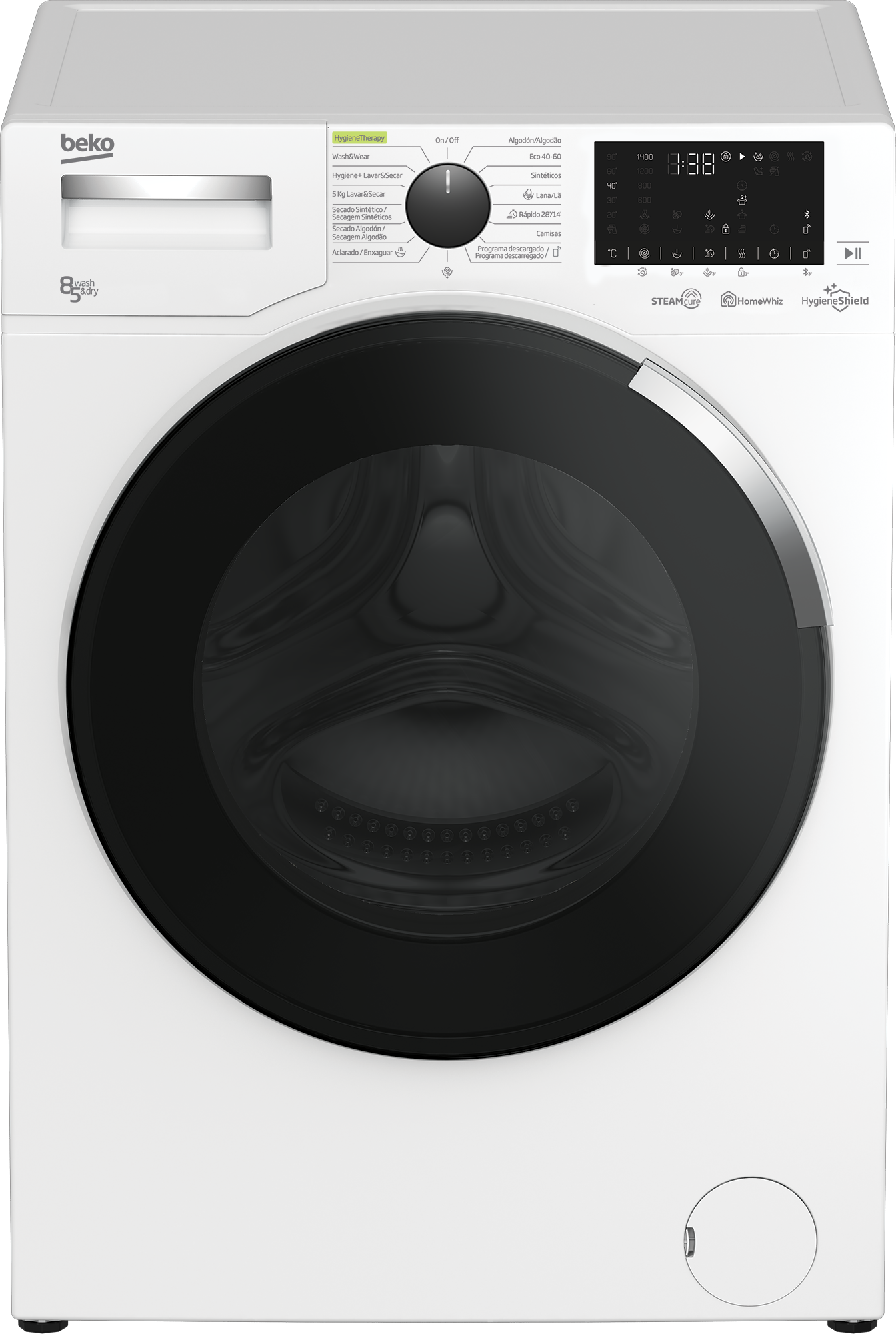 Beko Máquina de Lavar e Secar Roupa  HTV8736XSHTR