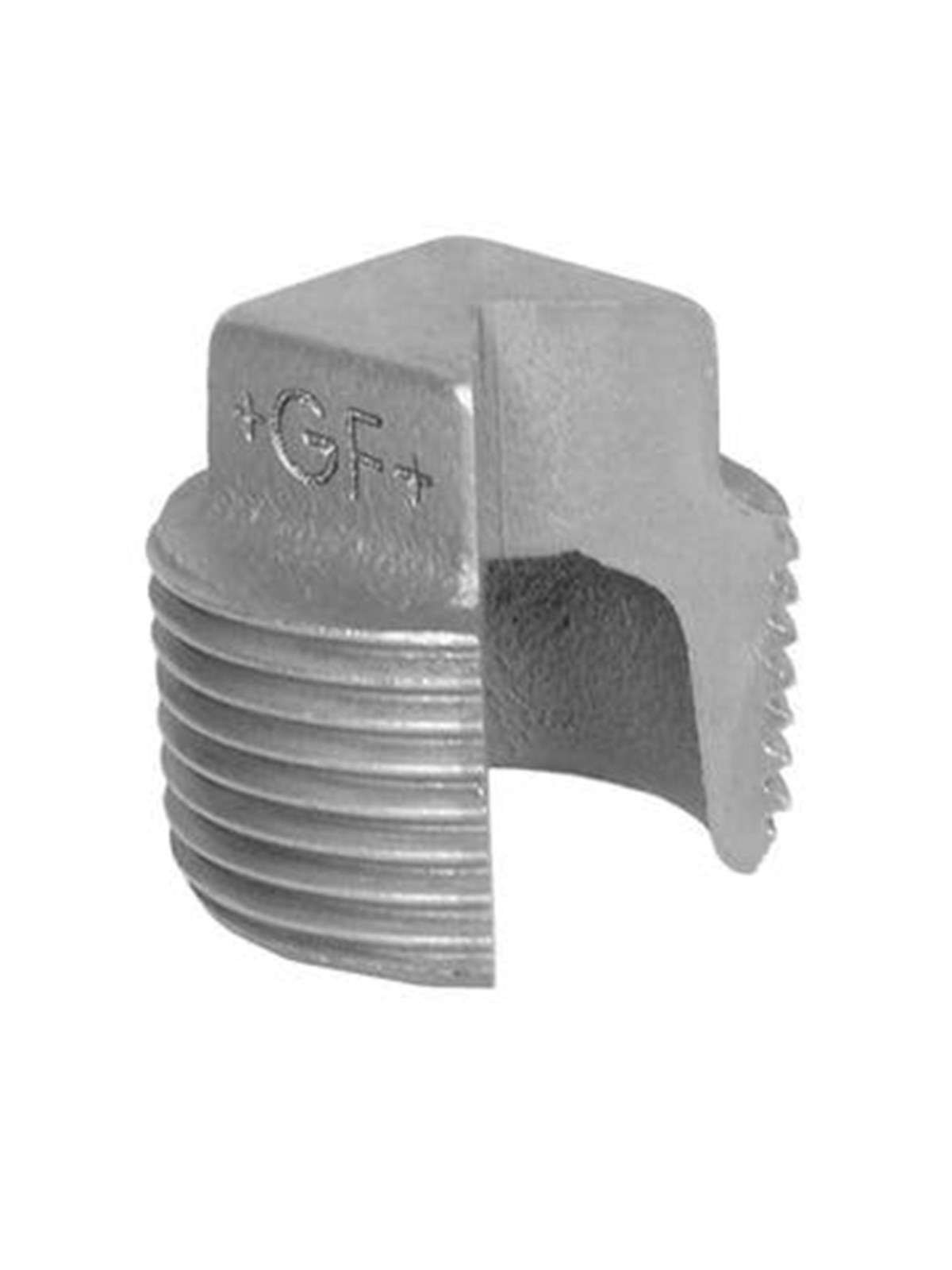 +GF+ Plug plain black 3/4"
