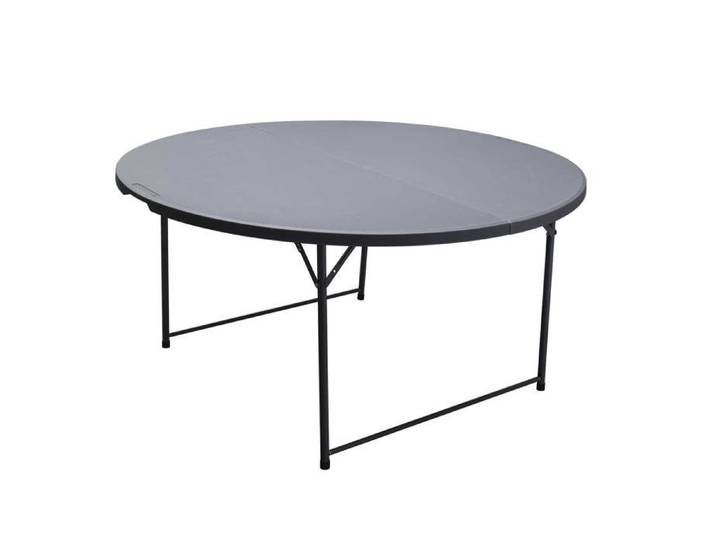 Table pliante ronde WERKA PRO Ø150 x 74 cm gris