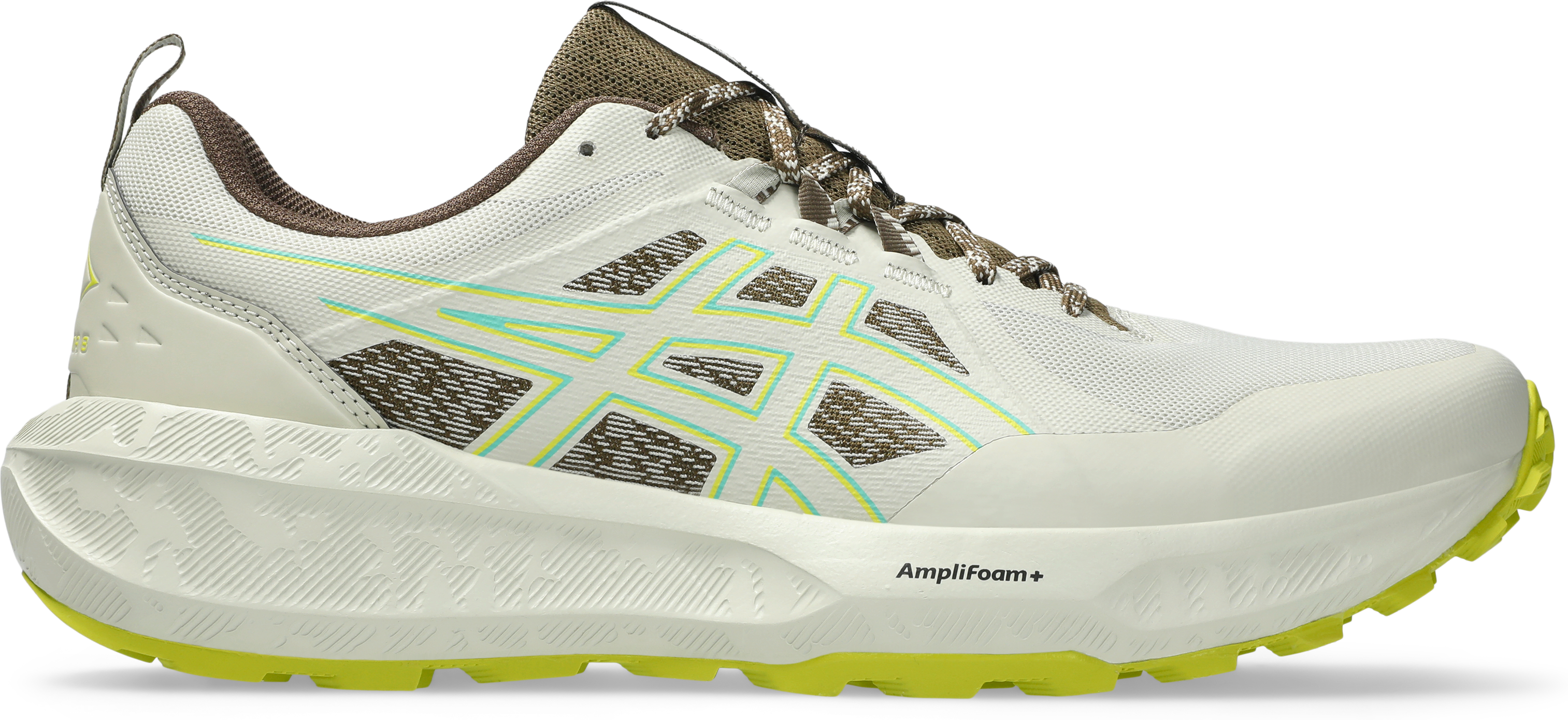 Asics "GEL-SONOMA 8" für anspruchsvolles Gelände, profilierte Aussensohle light dust, aurora grün 45