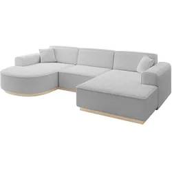 WOHNLANDSCHAFT ARRIO-U1 303x171x83 cm Hellgrau