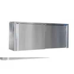 Saro Edelstahlhängeschrank - 400 mm Tiefe, Breite 1800m