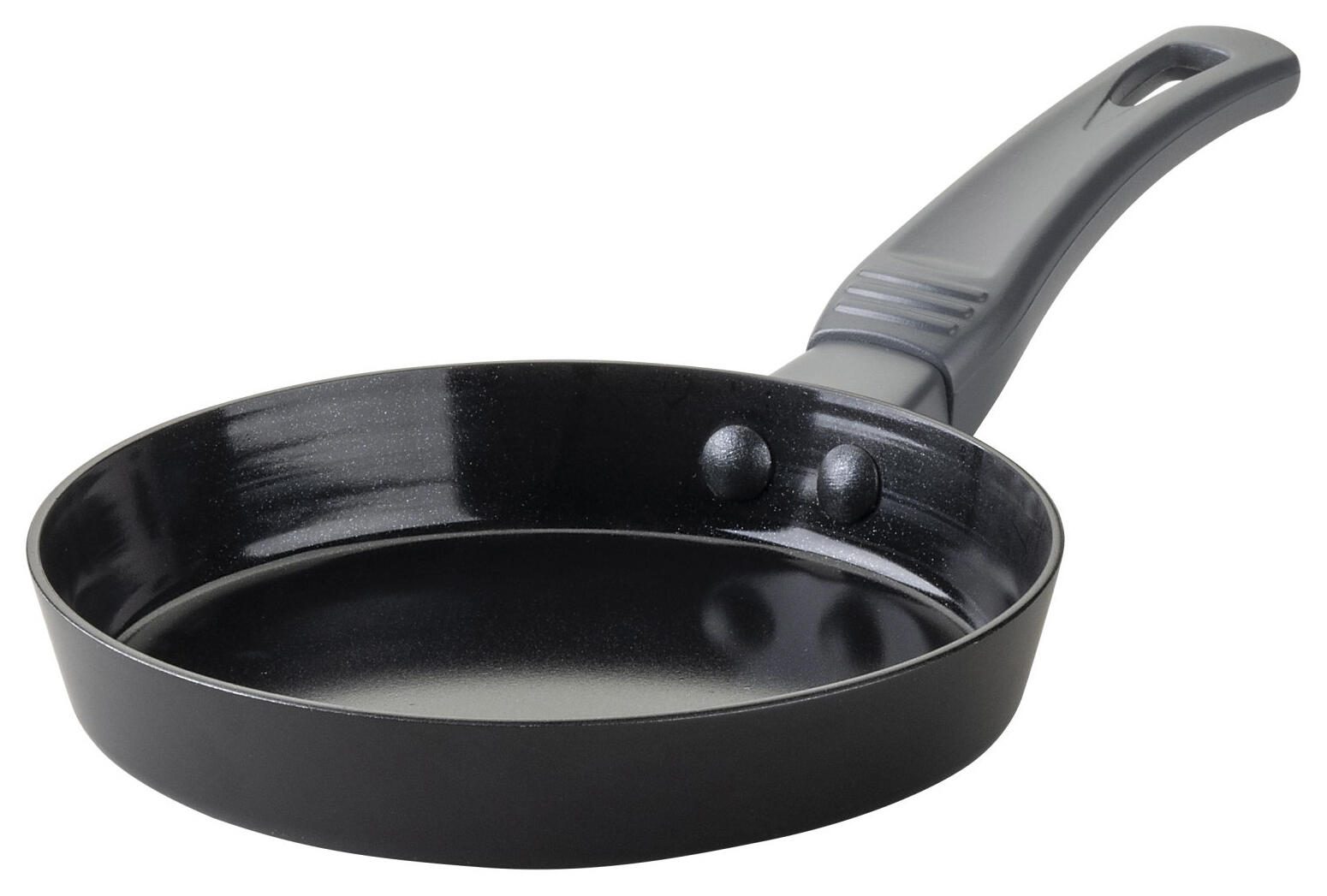 FACKELMANN mini Statement Pfanne Keramik schwarz 14 cm 66085