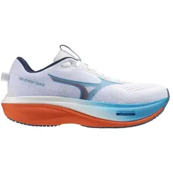 Mizuno Wave Rider 30 Laufschuhe Herren - weiß/blau/orange - 47