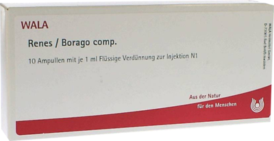 WALA Heilmittel GmbH RENES/BORAGO comp.Ampullen 10X1 ml 02086626