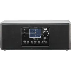 PEAQ PDR 270 BT-B Internetradio, Digital + FM, DAB+, Internet Radio, Bluetooth, Schwarz
