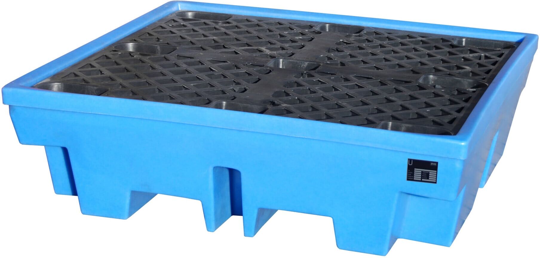 Bauer Südlohn GREEN-LINE PE-Auffangwanne WP-PE 4/4, aus robustem Polyethylen, Blau (4520-16-0000-0000)