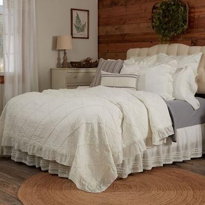 Vhc Brands Kathryn Quilt Ivory, King, Ivory
