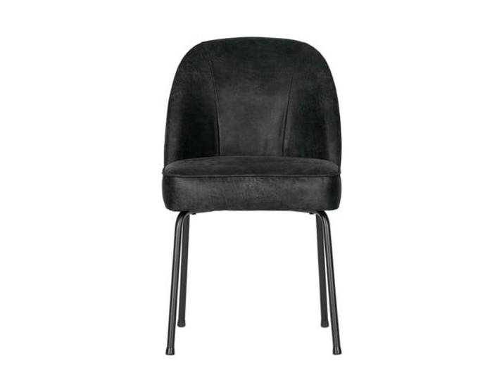 WOOOD WOOOD Vogue Eetkamerstoelen - Leer - Zwart - Set van 2