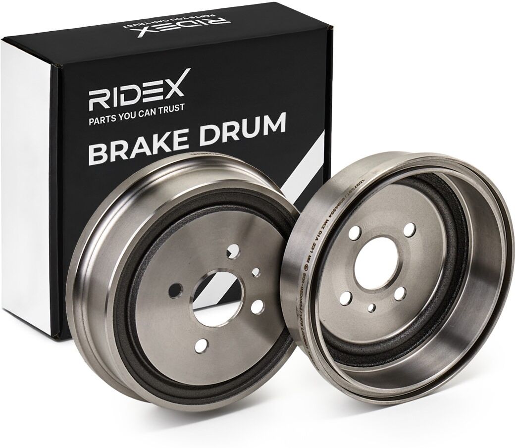 RIDEX 123B0031 Brake drum