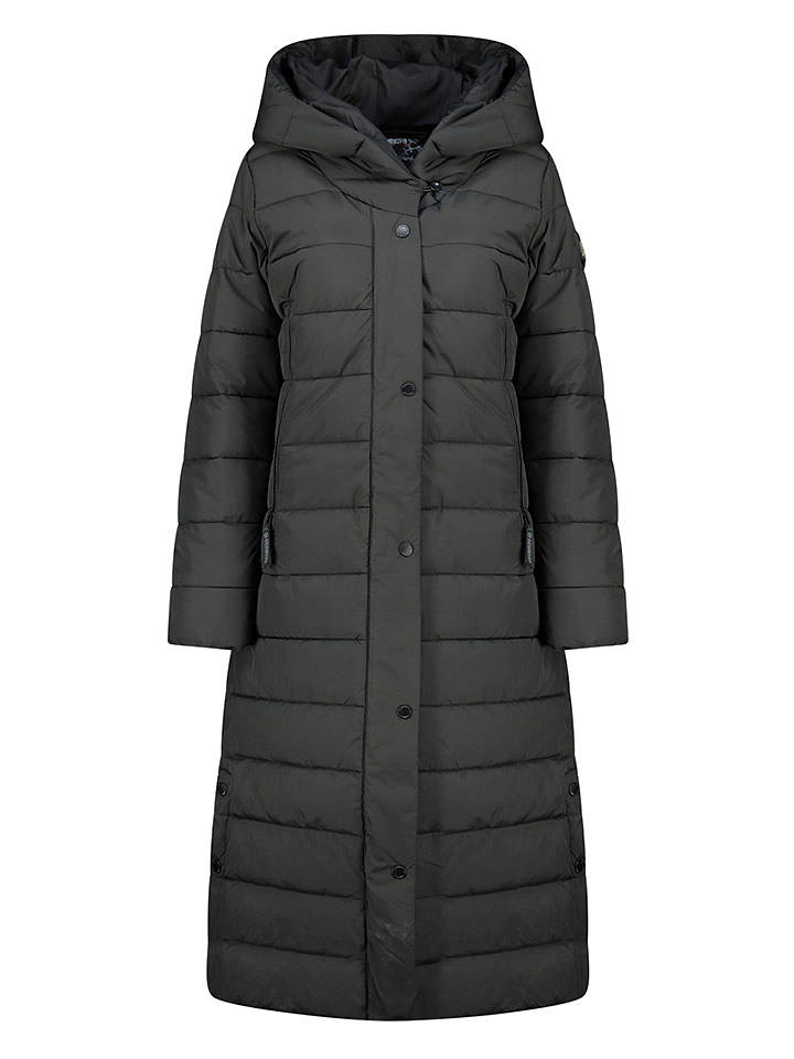 Geographical Norway Steppmantel in Schwarz - XXL