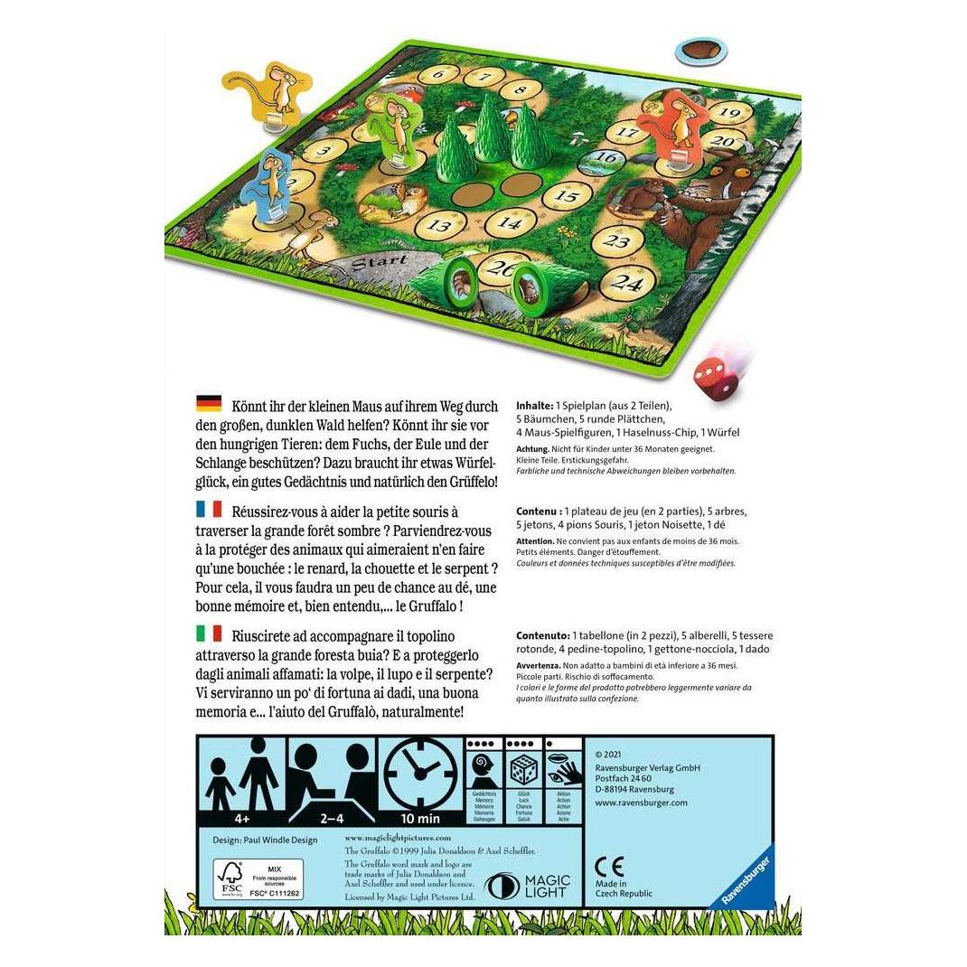Ravensburger Wo ist der Grüffelo? (Deutsch, Französisch, Italienisch, 2 - 4 Spieler) (35889514)