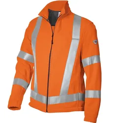 Warnschutz Fleecejacke "2025-628" Hi-Vis Comfort - XL - warnorange
