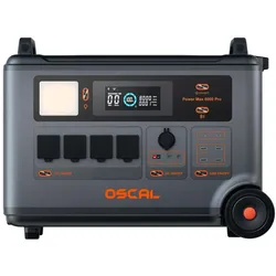 OSCAL PowerMax 6000 Pro Powerstation 3600Wh 6000W (9000W Peak) - 0% MwSt. (gem. § 12 Abs. 3 UStG)*
