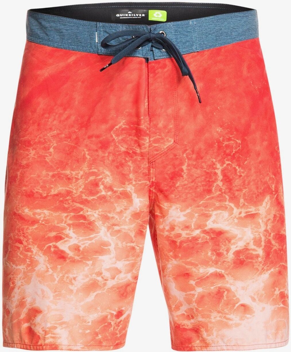 Boardshorts QUIKSILVER "Everyday Rager 18", Herren, Gr. 34L, Normalgrössen, orange (nectarine), Obermaterial:100% Polyester., Hosen Boardshorts nectarine 34L, Normalgrössen
