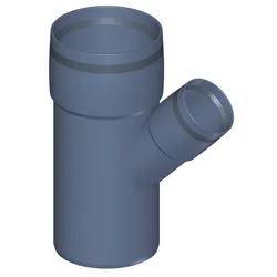 PoloPlast POLO KAL XS Abzweig DN 90/50, 45 Grad