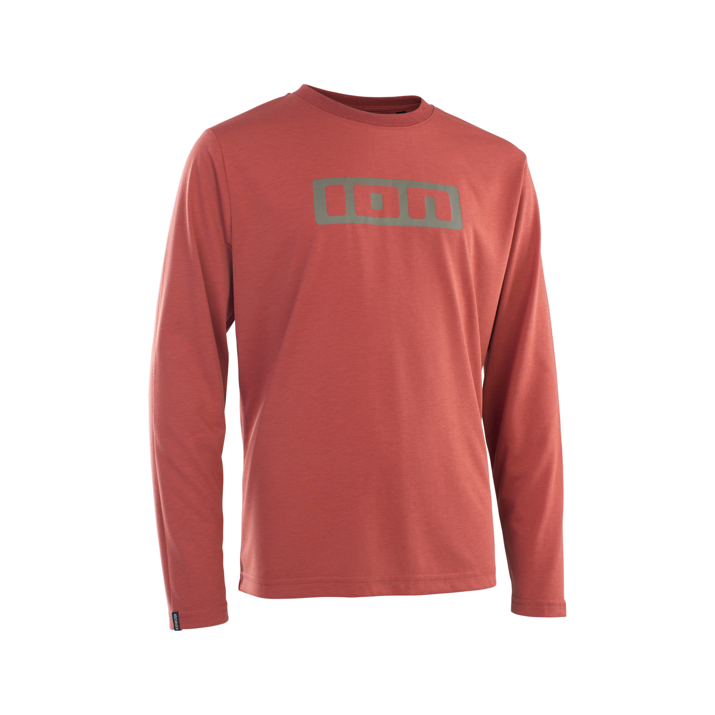 ION Logo DR LS Radtrikot Kinder Radtrikots rot Größe 140 Mountainbike | Gravel Widerstandsfähig