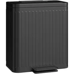 MÜLLEIMER Metall Kunststoff Schwarz