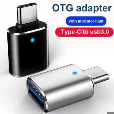 USB C To USB A OTG Adapter Fast Data Transfer & Universal Connectivity black