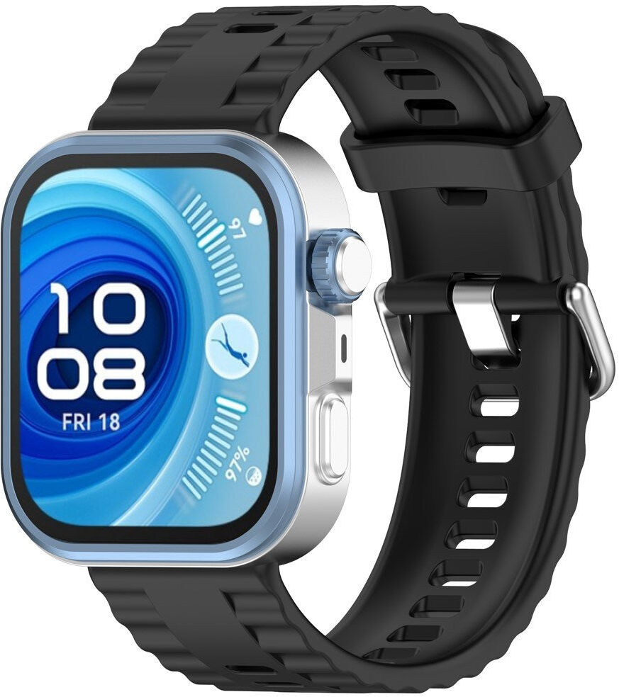 Huawei Watch Fit 5 Pro / 5 / 4 Pro / 4 / 3 EIDERWOOD Silikone Smartwatch Rem - Sort