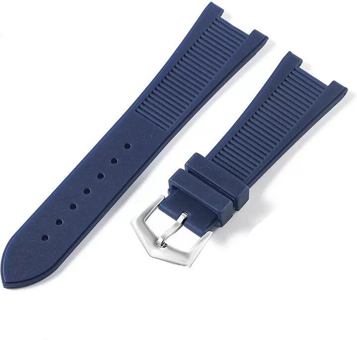 INF Silikon-Uhrenarmband kompatibel mit PP Patek Philippe Nautilus 5711 5712G Dunkelblau