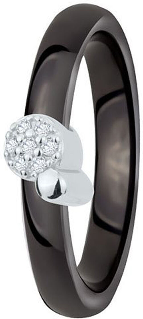 DONDELLA Ceramic Bubbles Black Ring (3mm)