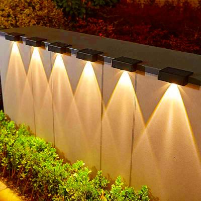 Evergreen Home Goods Ultra Bright Solar Lights Outdoor, Waterproof Garden Wall Lamp, Decorative Induction Lighting white 6 Pcs