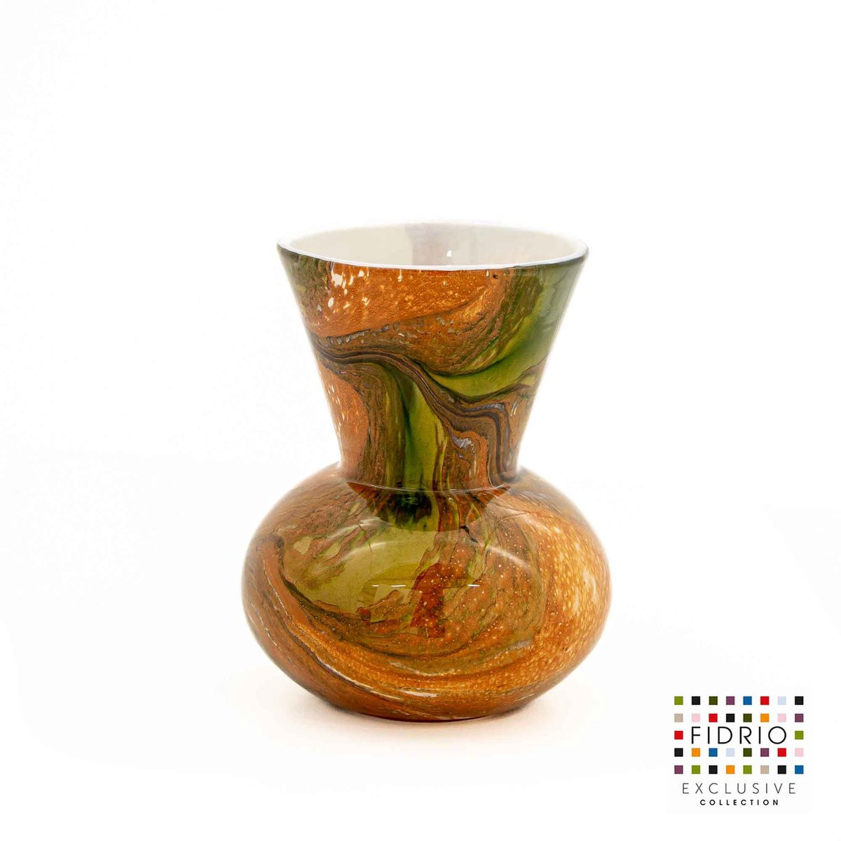 Fidrio Indian Summer Napoli Vaas, Hoogte: 25 cm